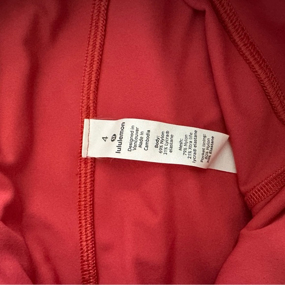 Lululemon Athletica Coral Leggings - Picture 2 of 3